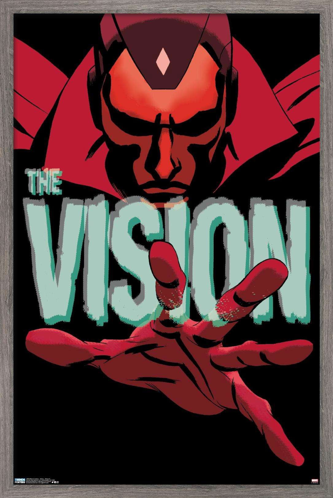 Marvel Comics - Vision - Vision #1 Wall Poster, 22.375" x 34", Framed