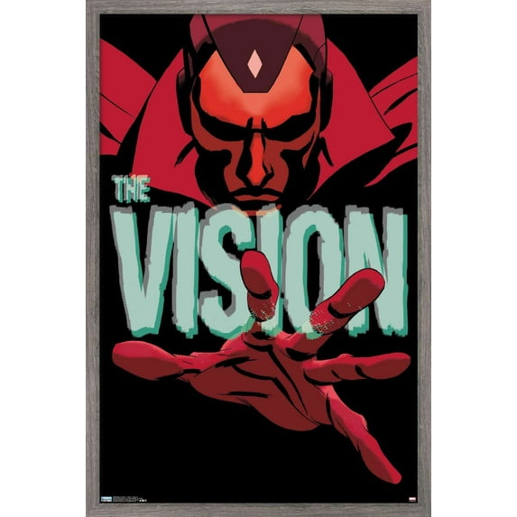 Marvel Comics - Vision - Vision #1 Wall Poster, 22.375" x 34", Framed
