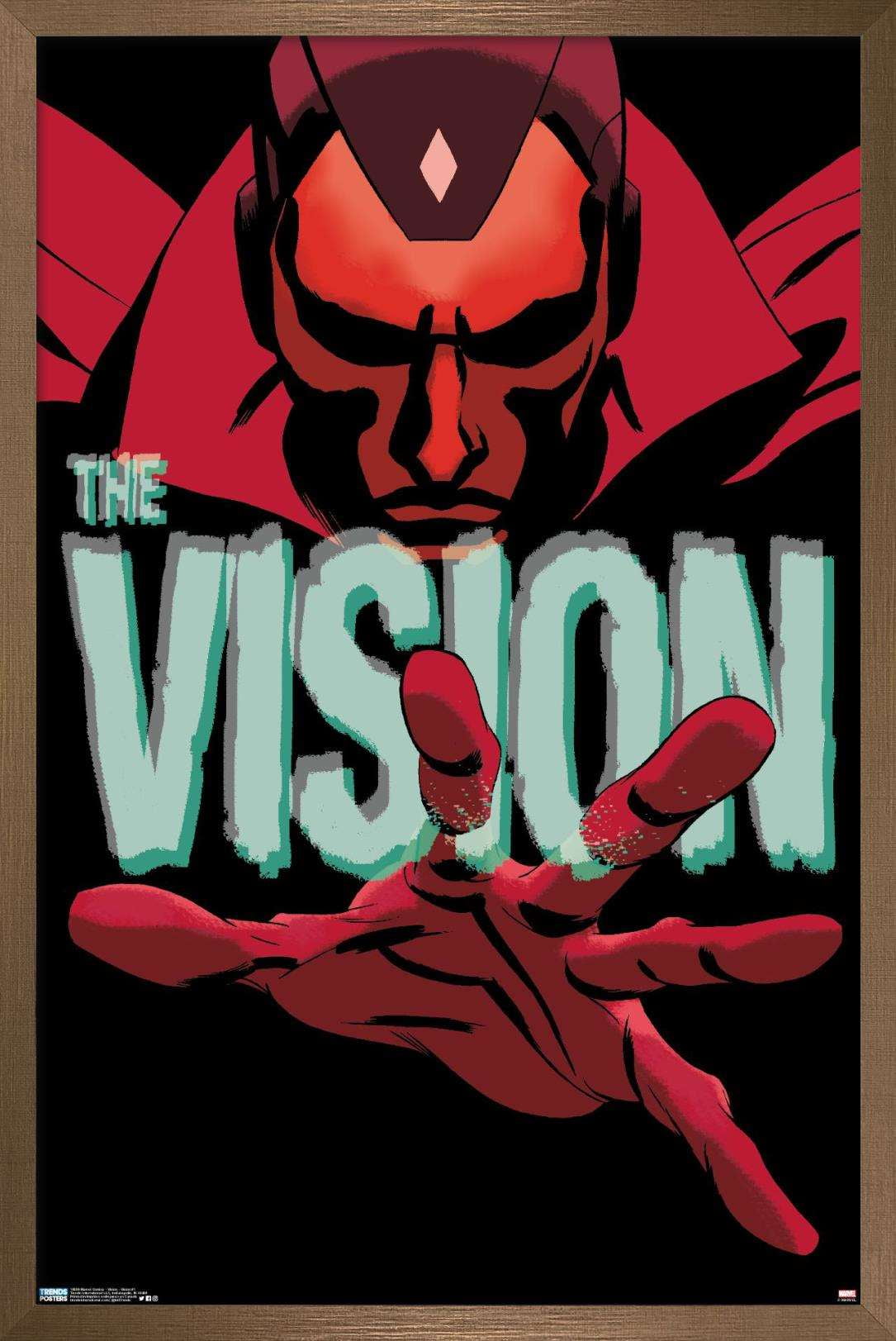 Marvel Comics - Vision - Vision #1 Wall Poster, 22.375" x 34", Framed