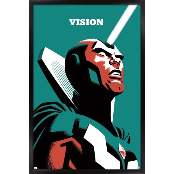 Marvel Comics - Vision - Vision #4 Wall Poster, 22.375" x 34", Framed