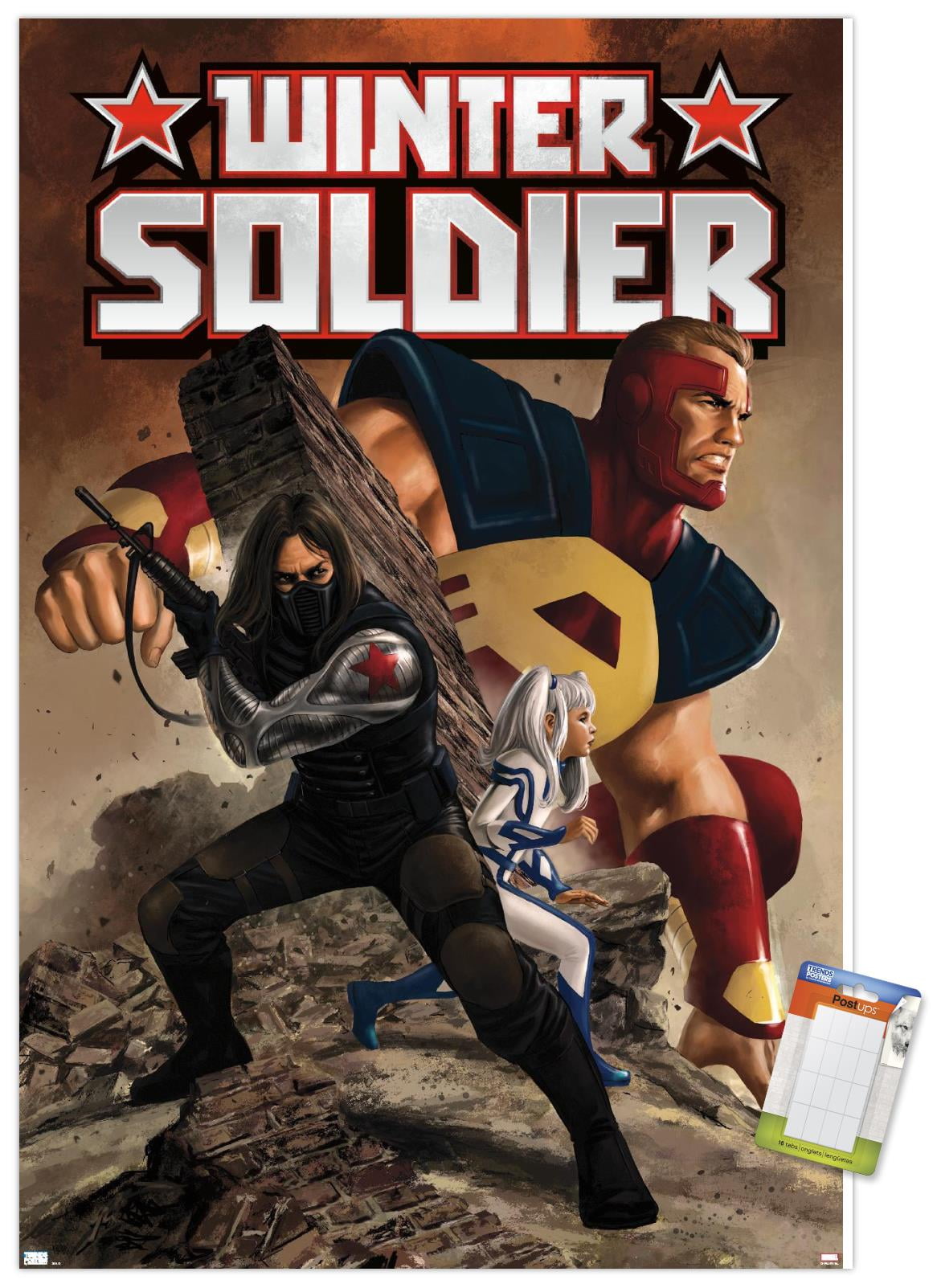 Marvel Comics - Winter Soldier - Thunderbolts #2 Wall Poster, 14.725" x 22.375"