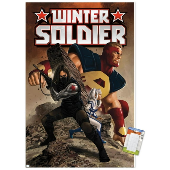 Marvel Comics - Winter Soldier - Thunderbolts #2 Wall Poster, 22.375" x 34"