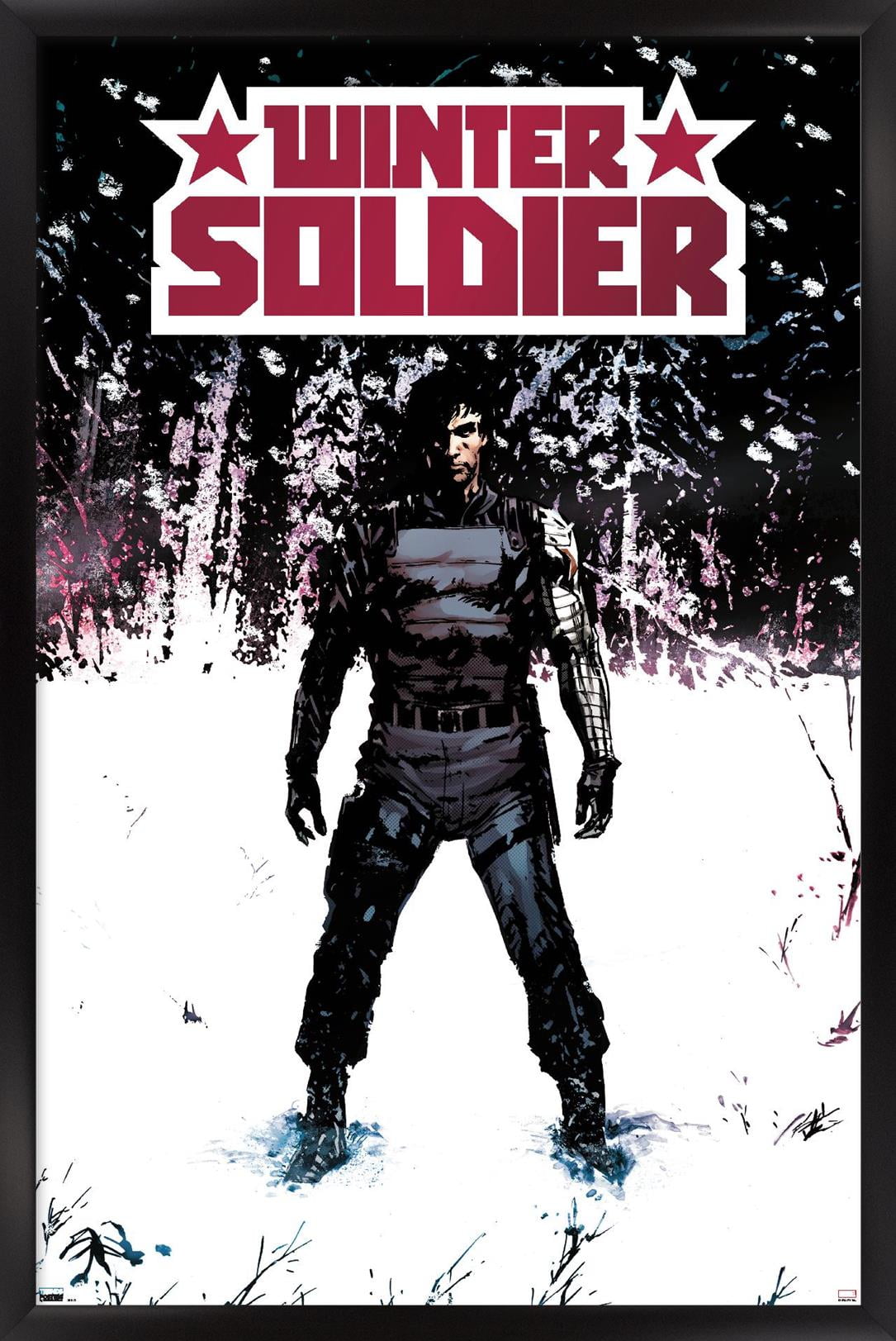 Marvel Comics - Winter Soldier - Winter Soldier #1 Wall Poster, 22.375" x 34", Framed