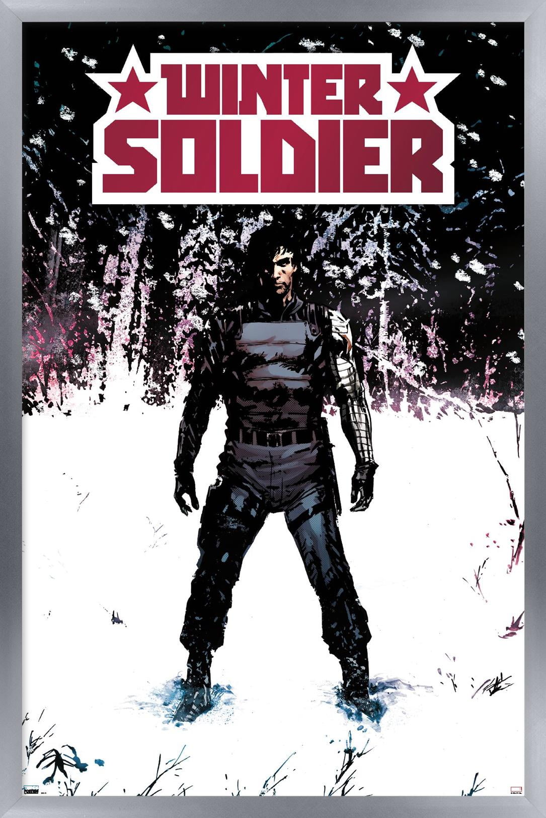 Marvel Comics - Winter Soldier - Winter Soldier #1 Wall Poster, 22.375" x 34", Framed
