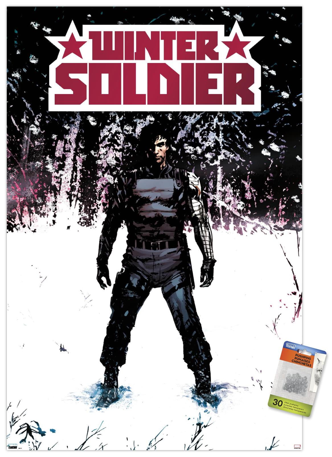 Marvel Comics - Winter Soldier - Winter Soldier #1 Wall Poster with Pushpins, 22.375" x 34"