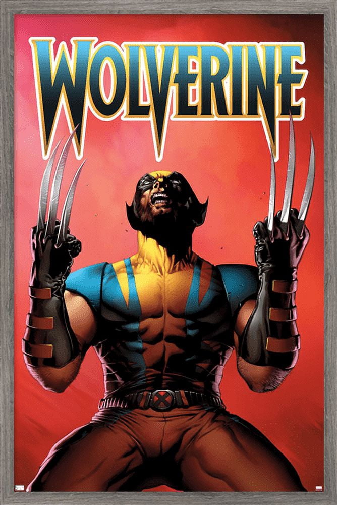 Marvel Comics - Wolverine - Astonishing X-Men #1 Variant Wall Poster, 14.725" x 22.375", Framed