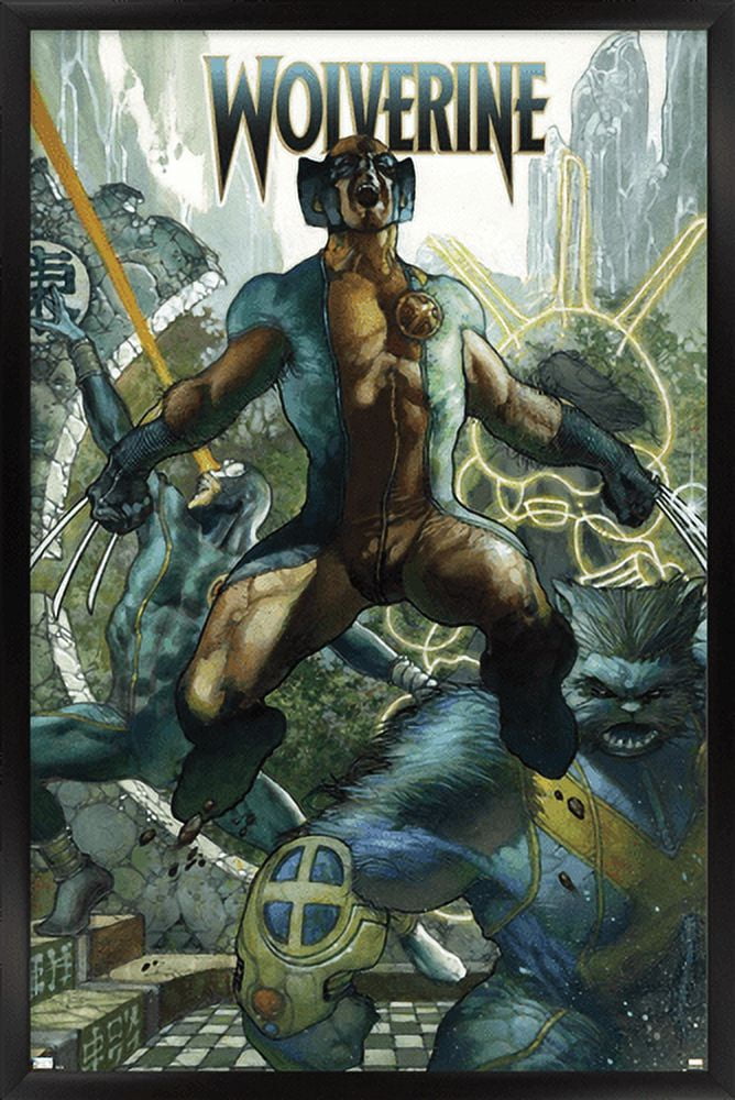 Marvel Comics - Wolverine - Astonishing X-Men #28 Wall Poster, 14.725" x 22.375", Framed
