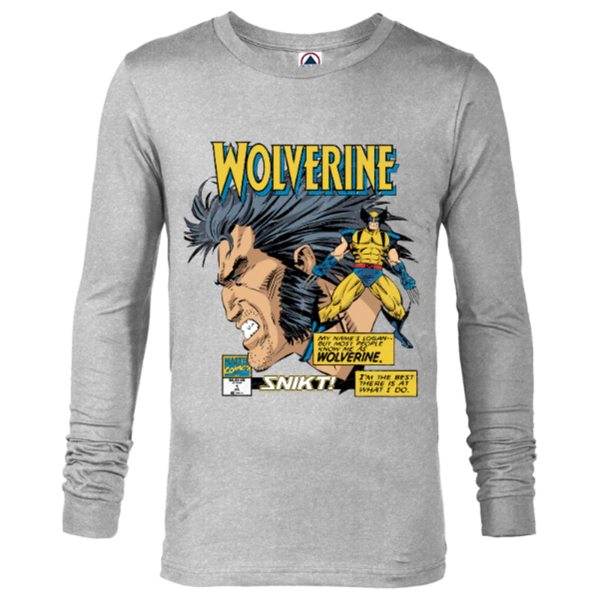  Marvel X-Men Wolverine Classic Retro Costume T-Shirt :  Clothing, Shoes & Jewelry