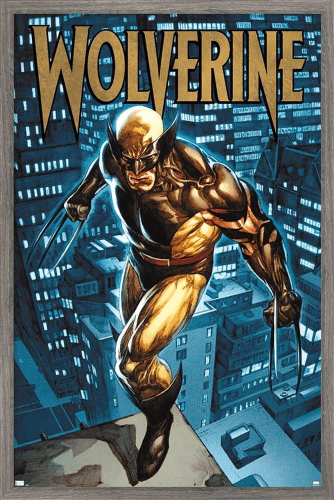 Marvel Comics - Wolverine - Dark Wolverine #77 Wall Poster, 14.725" x 22.375", Framed