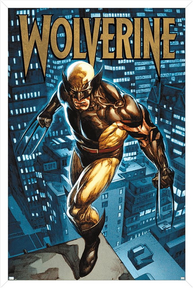 Marvel Comics - Wolverine - Dark Wolverine #77 Wall Poster, 22.375" x 34", Framed
