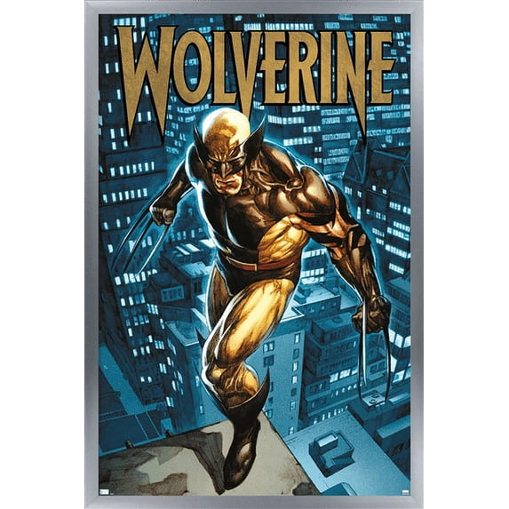 Marvel Comics - Wolverine - Dark Wolverine #77 Wall Poster, 22.375" x 34", Framed