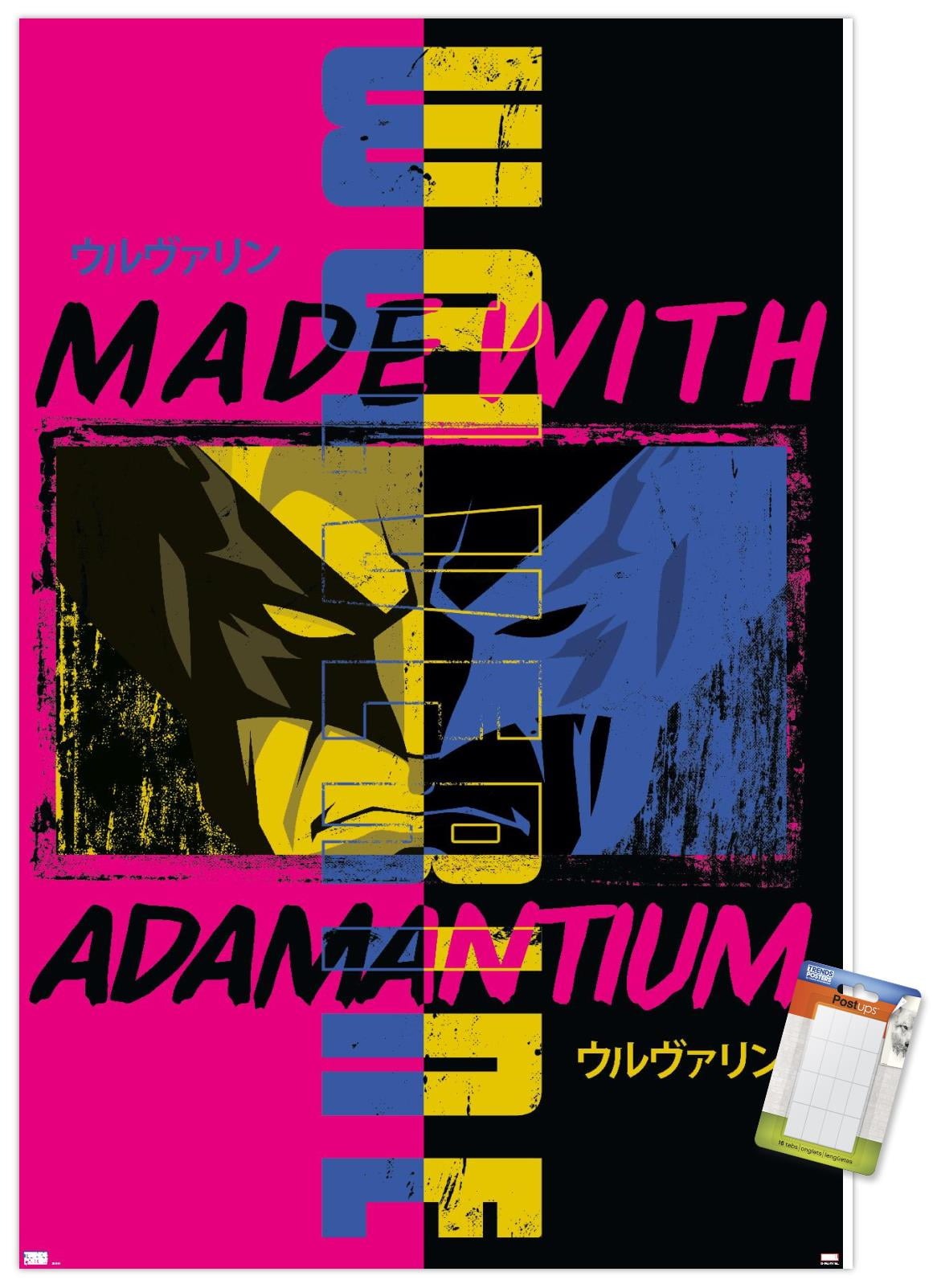Marvel Comics - Wolverine - Made With Adamantium Wall Poster, 14.725" x 22.375"