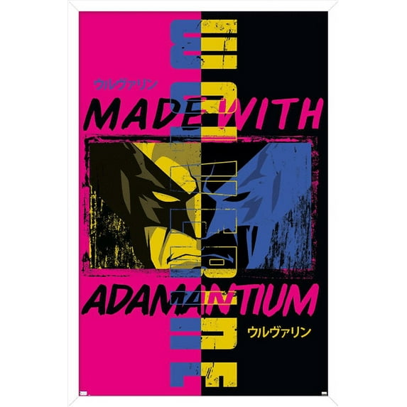 Marvel Comics - Wolverine - Made With Adamantium Wall Poster, 22.375" x 34", Framed