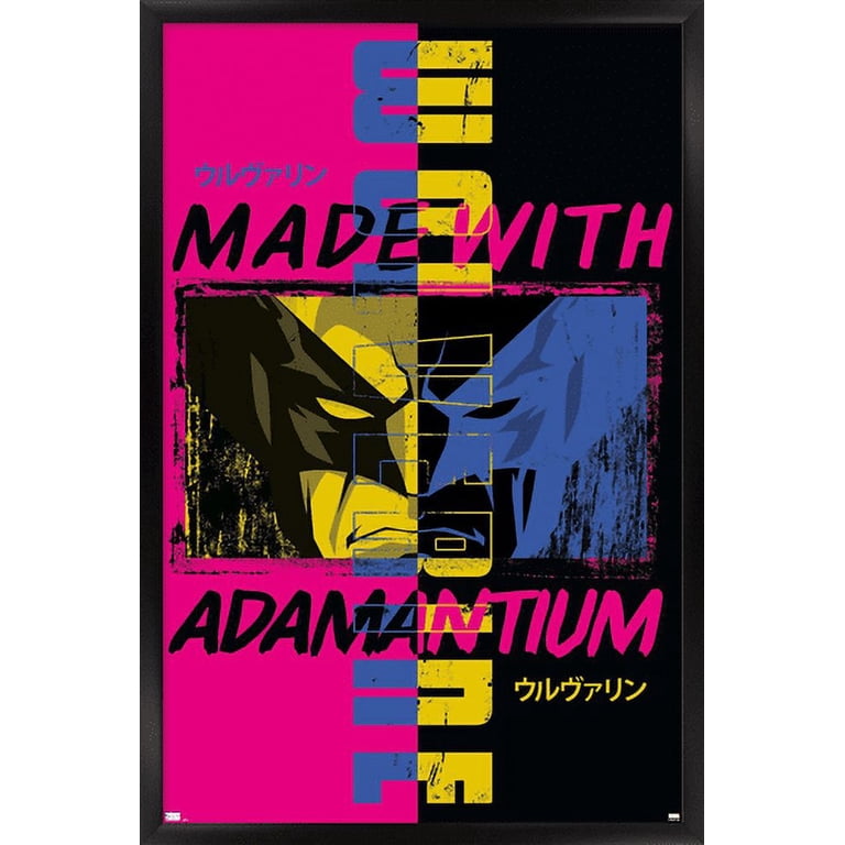 Marvel Comics - Wolverine - Made With Adamantium Wall Poster, 22.375" x  34", Framed - Walmart.com