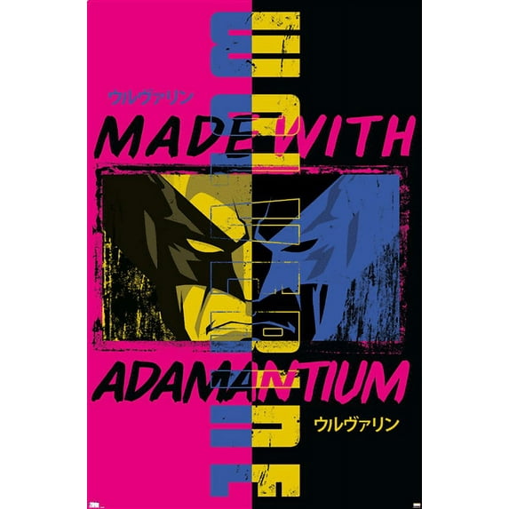 Marvel Comics - Wolverine - Made With Adamantium Wall Poster, 22.375" x 34"