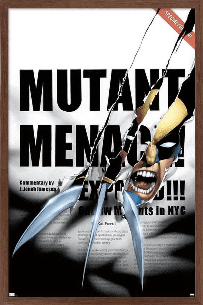 Marvel Comics - Wolverine - The Pulse #6 Wall Poster, 14.725" x 22.375", Framed