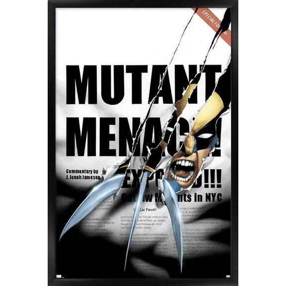 Marvel Comics - Wolverine - The Pulse #6 Wall Poster, 14.725" x 22.375", Framed