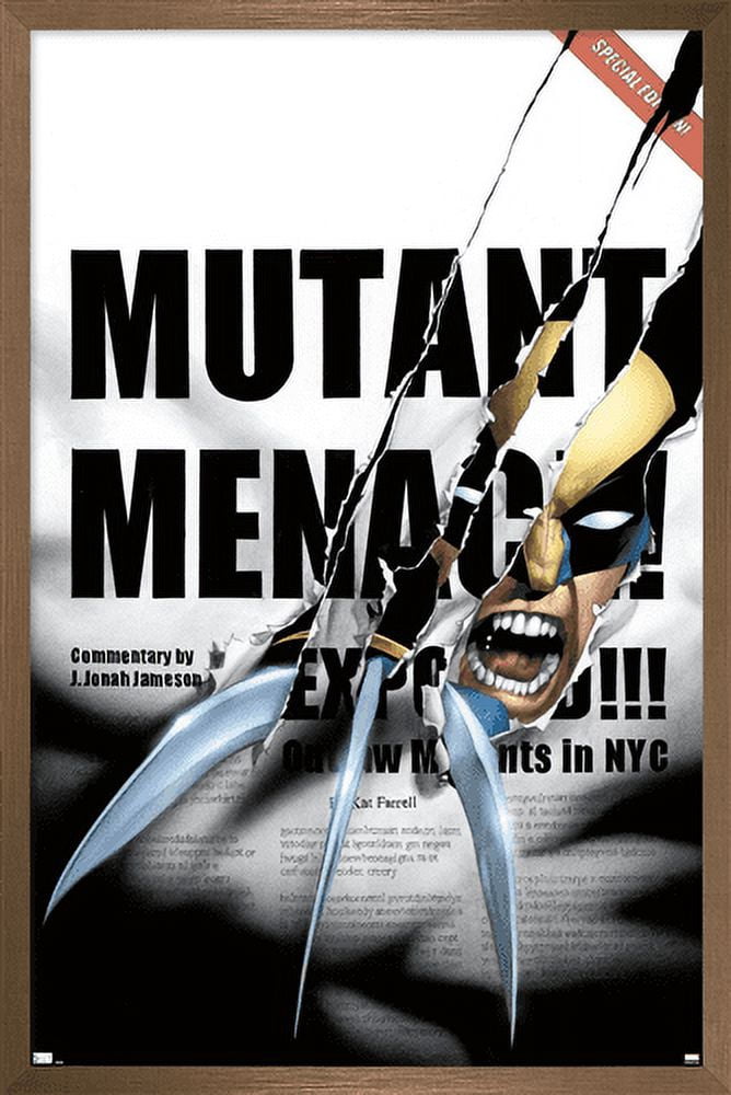 Marvel Comics - Wolverine - The Pulse #6 Wall Poster, 14.725" x 22.375", Framed