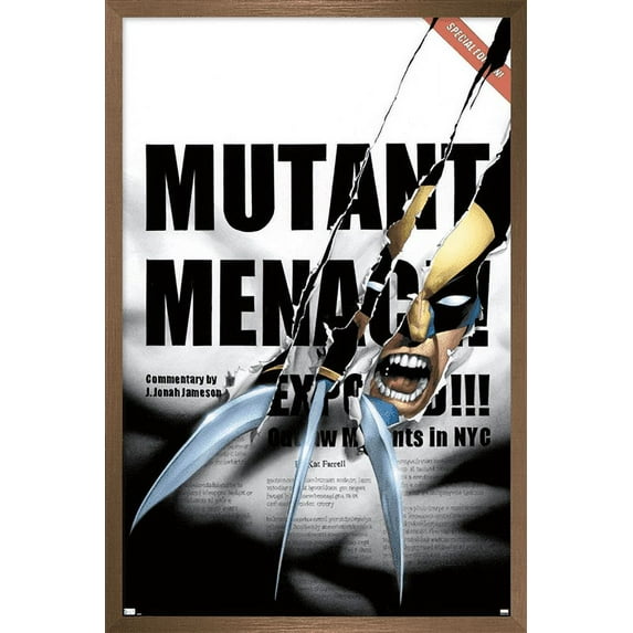 Marvel Comics - Wolverine - The Pulse #6 Wall Poster, 14.725" x 22.375", Framed