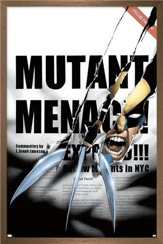 Marvel Comics - Wolverine - The Pulse #6 Wall Poster, 22.375" x 34", Framed