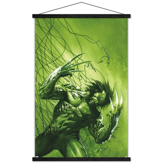 Marvel Comics - Wolverine - Ultimate X-Men #97 Wall Poster with Wooden Magnetic Frame, 22.375" x 34"