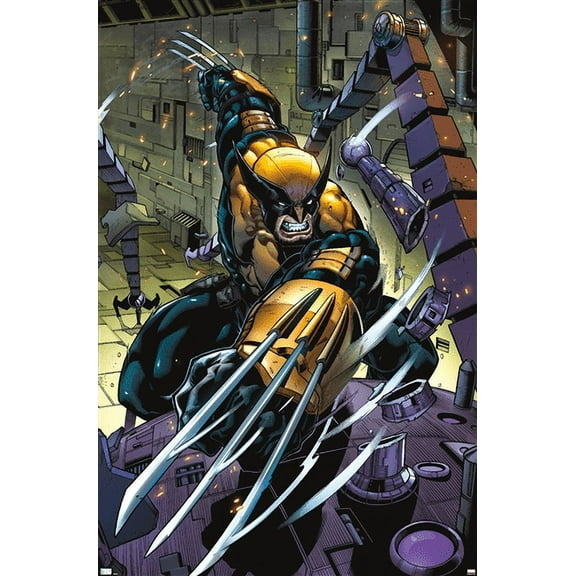 Marvel Comics - Wolverine - Wolverine #1 Wall Poster, 14.725" x 22.375"