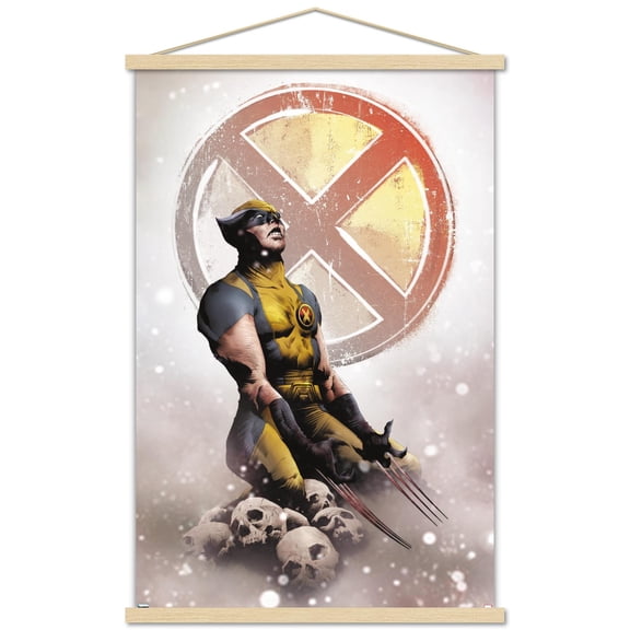 Marvel Comics - Wolverine - Wolverine #14 Wall Poster with Wooden Magnetic Frame, 22.375" x 34"