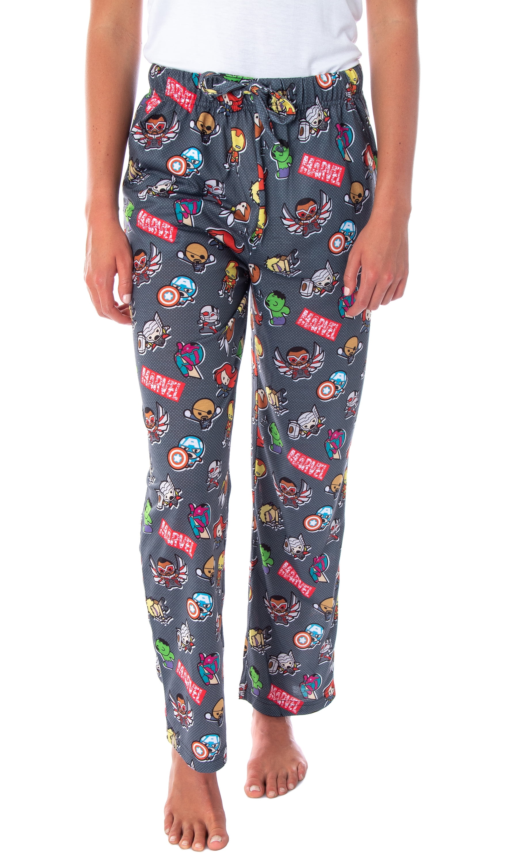 Marvel Comics AVENGERS ICON ALL OVER PRINT LEGGINGS Black