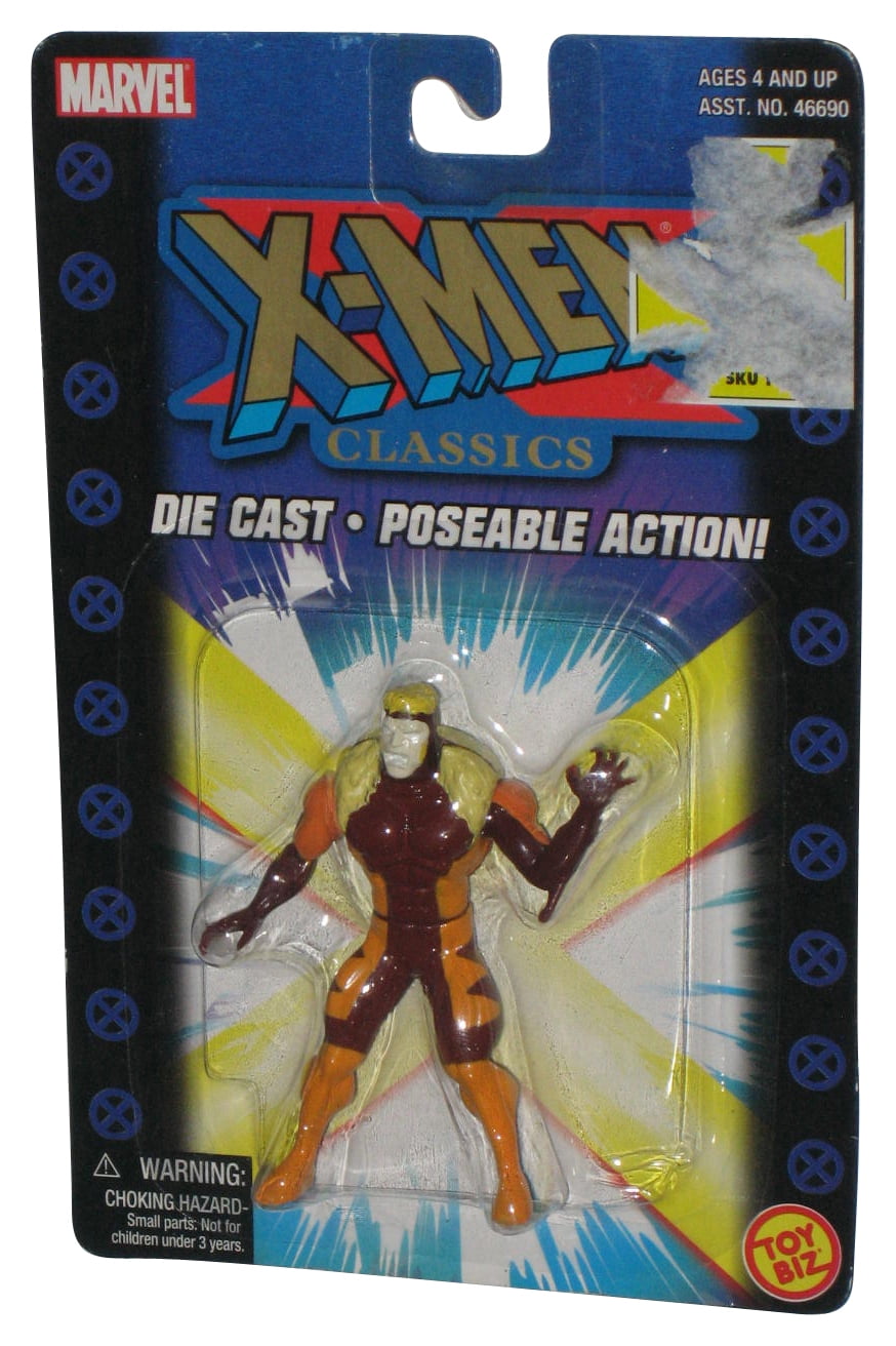 Marvel Comics XMen Classics Sabretooth (2000) Toy Biz DieCast