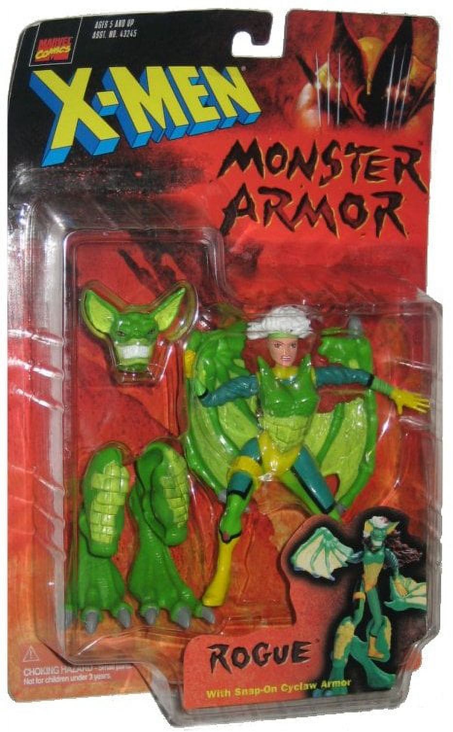 Marvel Comics X-Men Monster Armor Rogue (1997) Vintage ToyBiz Action Figure