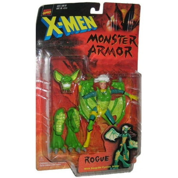 Marvel Comics X-Men Monster Armor Rogue (1997) Vintage ToyBiz Action Figure