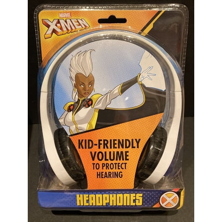 Marvel Comics X-Men Storm Kid Friendly Volume Ear Headphones NEW