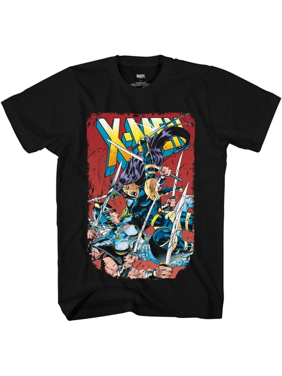 Marvel Comics X-Men Sword Showdown: Psylocke vs Spiral Adult T-Shirt