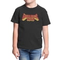 thumbnail image 1 of Marvel Comics Wonder Man Block Letter Header Youth T Shirt (Black, XS-XL), 1 of 4