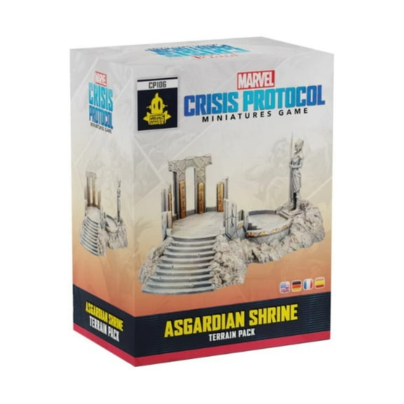 Marvel Crisis Protocol- Asgardian Shrine Terrain Pack for Ages 14 and up, from Asmodee