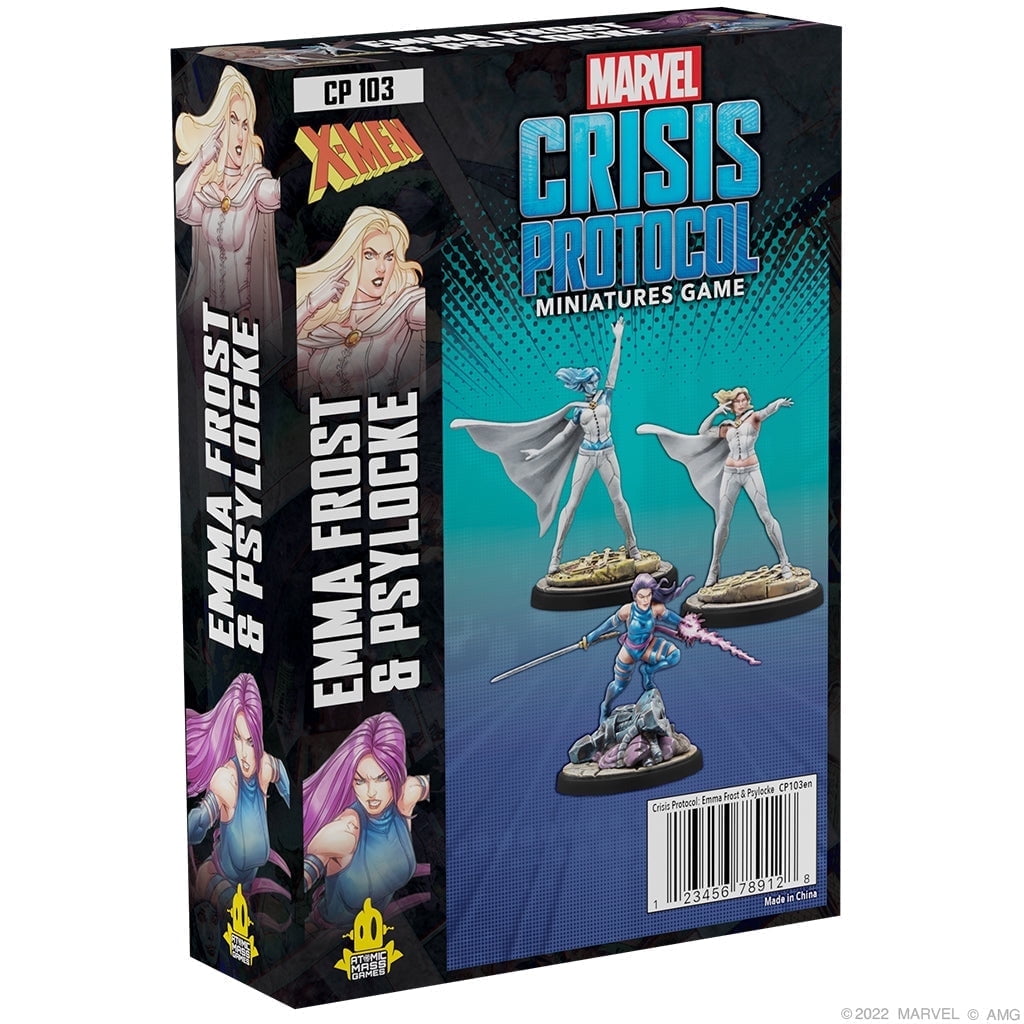 Emma Frost And Psylocke Marvel Crisis Protocol Amg 3 Comprar Marvel ...