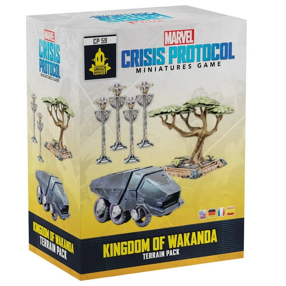 Marvel: Crisis Protocol - Kingdom of Wakanda Terrain Pack for Ages 14 and up, from Asmodee