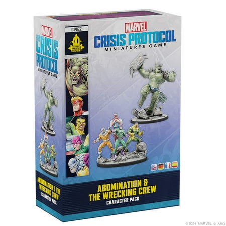 Marvel Crisis Protocol Miniatures Game: Abomination Wrecking Crew Character Pack for Ages 14 and up, from Asmodee