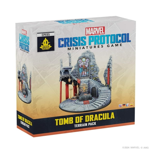 Marvel Crisis Protocol: Tomb of Dracula Terrain pack for Ages 14+. from Asmodee