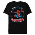 thumbnail image 1 of Marvel Dad is Amazing Like Spider-Man Father's Day - Short Sleeve Blended T-Shirt for Adults - Customized-Black, 1 of 5