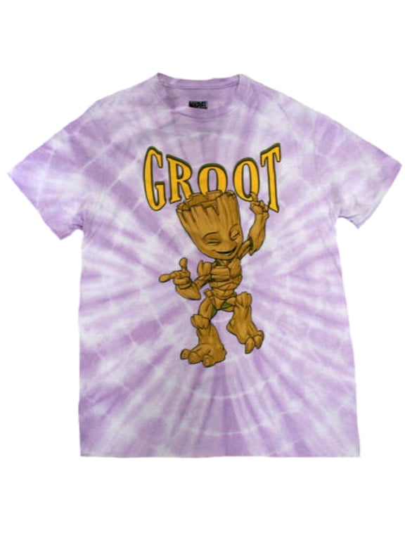 Marvel Dancing Groot Raw Cut Junior Women's T-Shirt (Small)