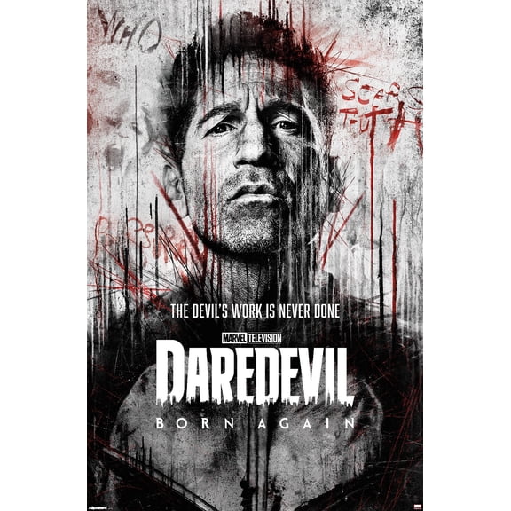 Marvel Daredevil: Born Again (2025) - Punisher One Sheet Wall Poster, 22.375" x 34"
