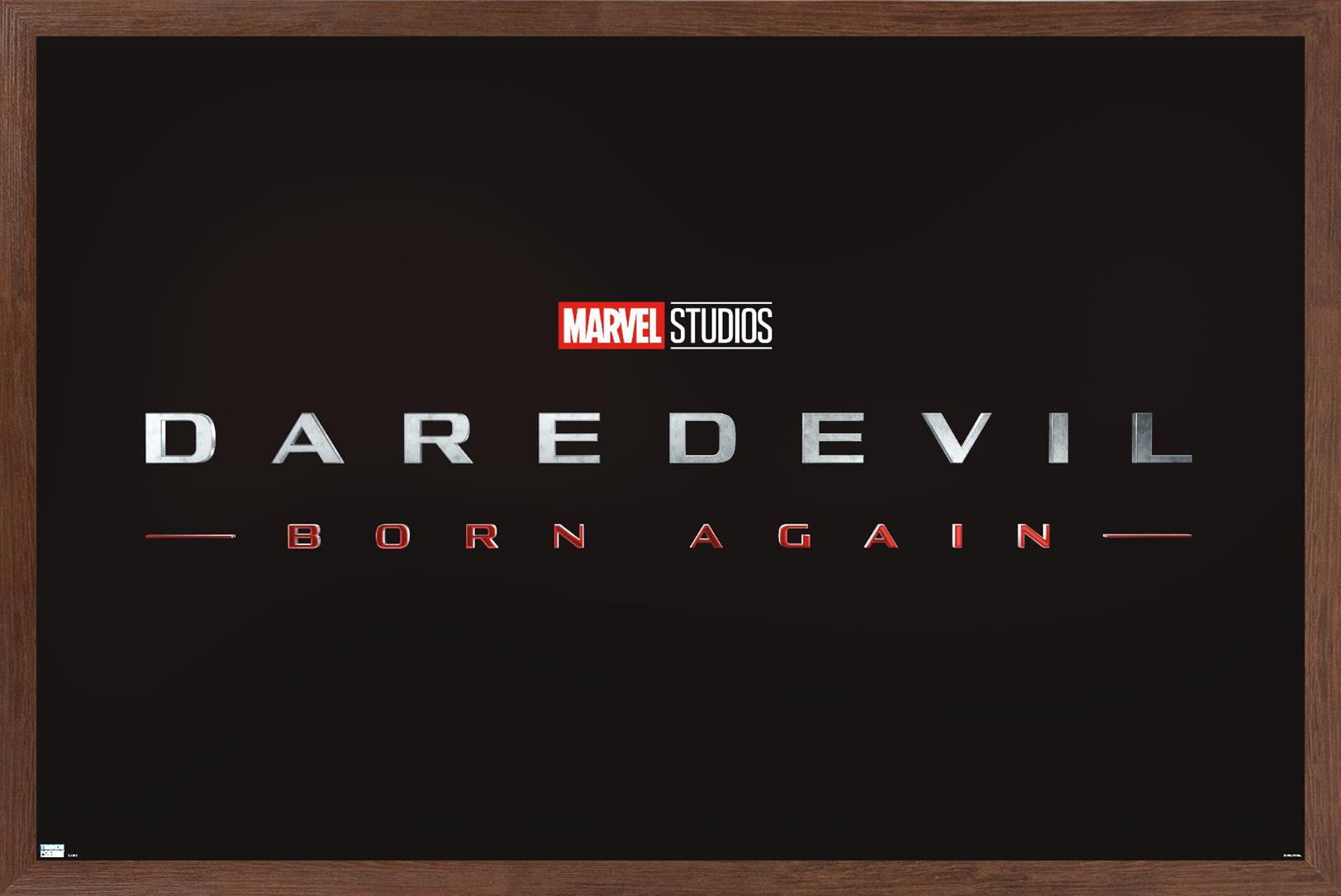 Marvel Daredevil: Born Again - Logo Wall Poster, 22.375" x 34" Framed