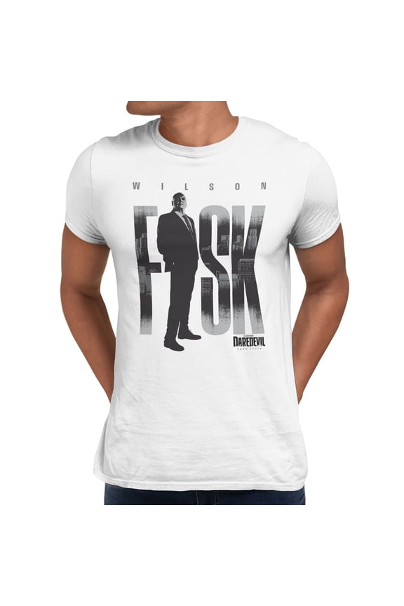 Daredevil Born Again Slick Fisk Men's T Shirt (White, S-3XL)