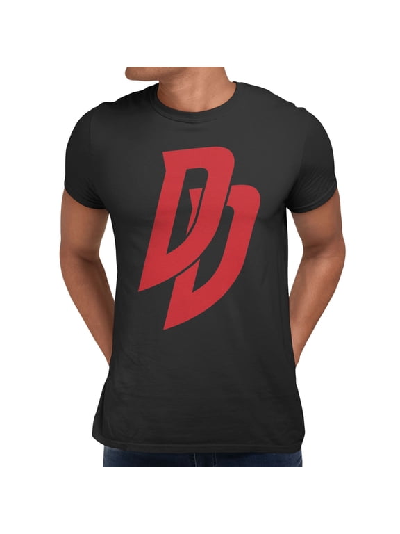 Daredevil Double D Classic Logo Men's T Shirt (Black, S-XXXL)