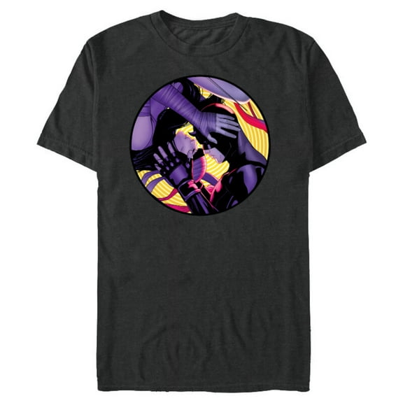 Marvel Daredevil & Elektra Variant Cover Valentine's Day - Short Sleeve Blended T-Shirt for Adults – Customized-Dark Heather