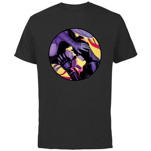 Marvel Daredevil & Elektra Variant Cover Valentine's Day - Short Sleeve Cotton T-Shirt for Adults - Customized-Black