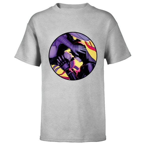 Marvel Daredevil & Elektra Variant Cover Valentine's Day - Short Sleeve T-Shirt for Kids – Customized-Athletic Heather