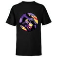 thumbnail image 1 of Marvel Daredevil & Elektra Variant Cover Valentine's Day - Short Sleeve T-Shirt for Kids – Customized-Black, 1 of 5