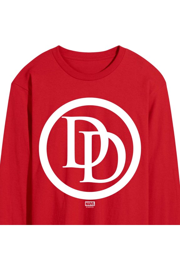 - Daredevil Logo - Men's Long Sleeve Graphic T-Shirt